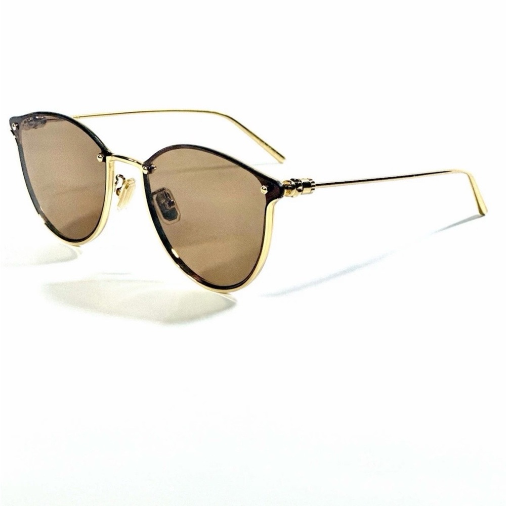 Boucheron  BC 0119S 003 Gold Full Rim Authentic Sunglasses